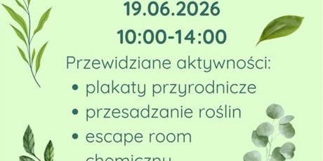 DZIEŃ PRZYRODNICZY 19.06.2026 r.