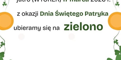 DZIEŃ ŚW. PATRYKA
