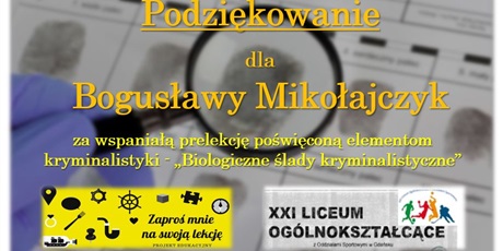  Goście z całej Polski na lekcjach biologii 