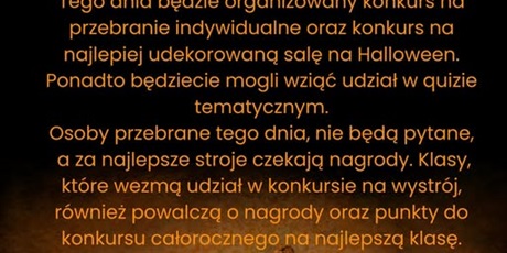 HALLOWEEN'OWY KONKURS 