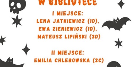 LITERACKIE HALLOWEEN W BIBLIOTECE