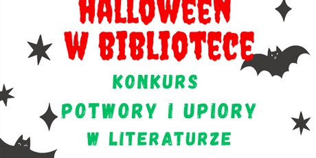 Literackie Halloween w Bibliotece