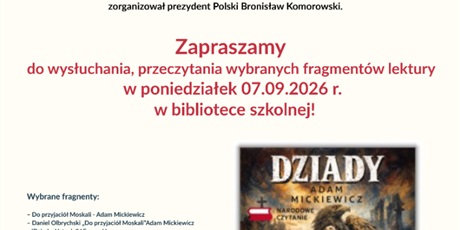 Narodowe Czytanie "Dziadów"