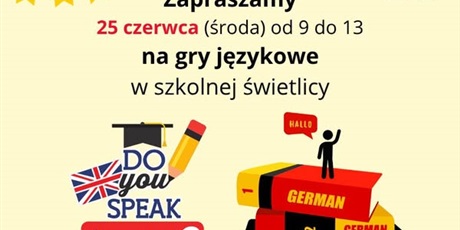 ZAPRASZAMY NA DZIEŃ Z JĘZYKAMI OBCYMI